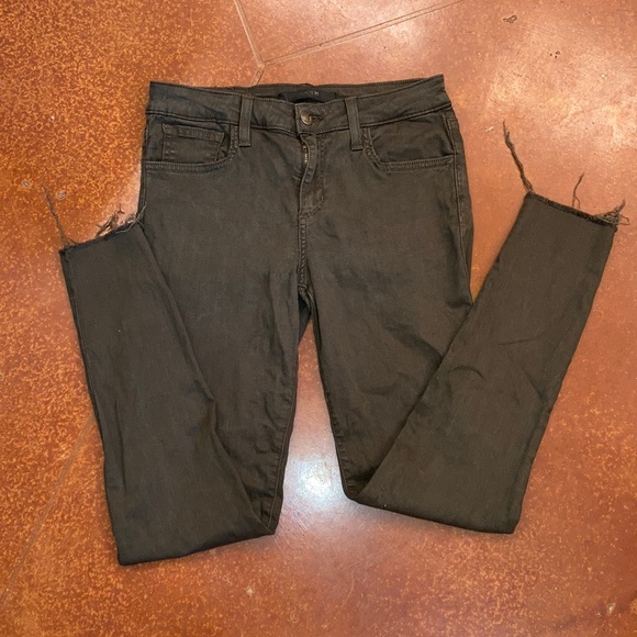 GUC Women’s Joe’s Jeans The Icon Mid-Rise Olive Green Stretch Jeans Sz 27 - Picture 1 of 10